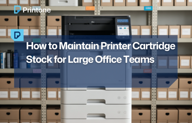 How to Maintain Printer Cartridge Stock for Large Office Teams
