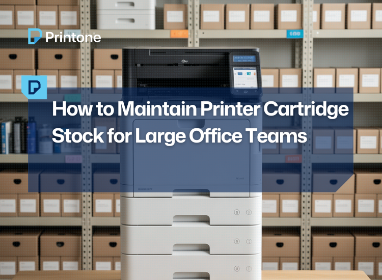 How to Maintain Printer Cartridge Stock for Large Office Teams