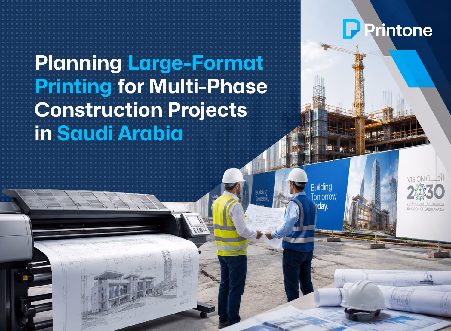 Planning Large-Format Printing for Multi-Phase Construction Projects in Saudi Arabia